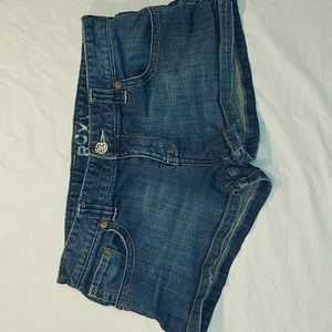 Roxy jean shorts